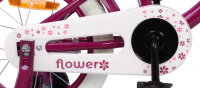 AMIGO Flower 14 Zoll 22 cm M&auml;dchen R&uuml;cktrittbremse Violett